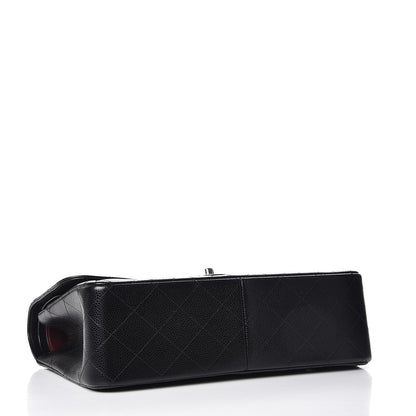 Chanel Caviar Quilted Jumbo Double Flap Black 5 of 10