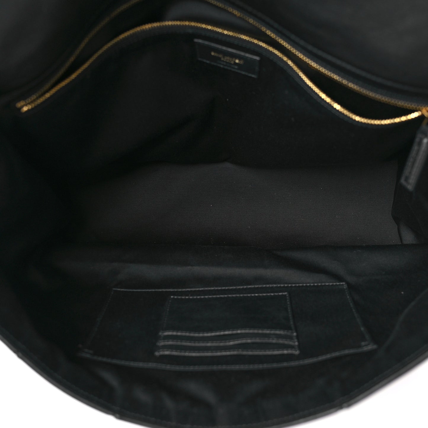Lambskin Matelasse Monogram Oversized Jamie Black