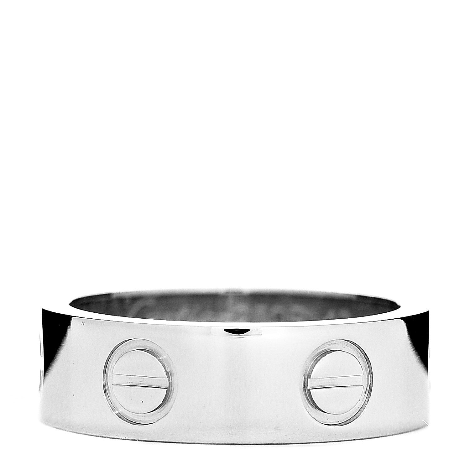 Cartier Platinum 5.5mm LOVE Ring 48 4.5 1 of 3
