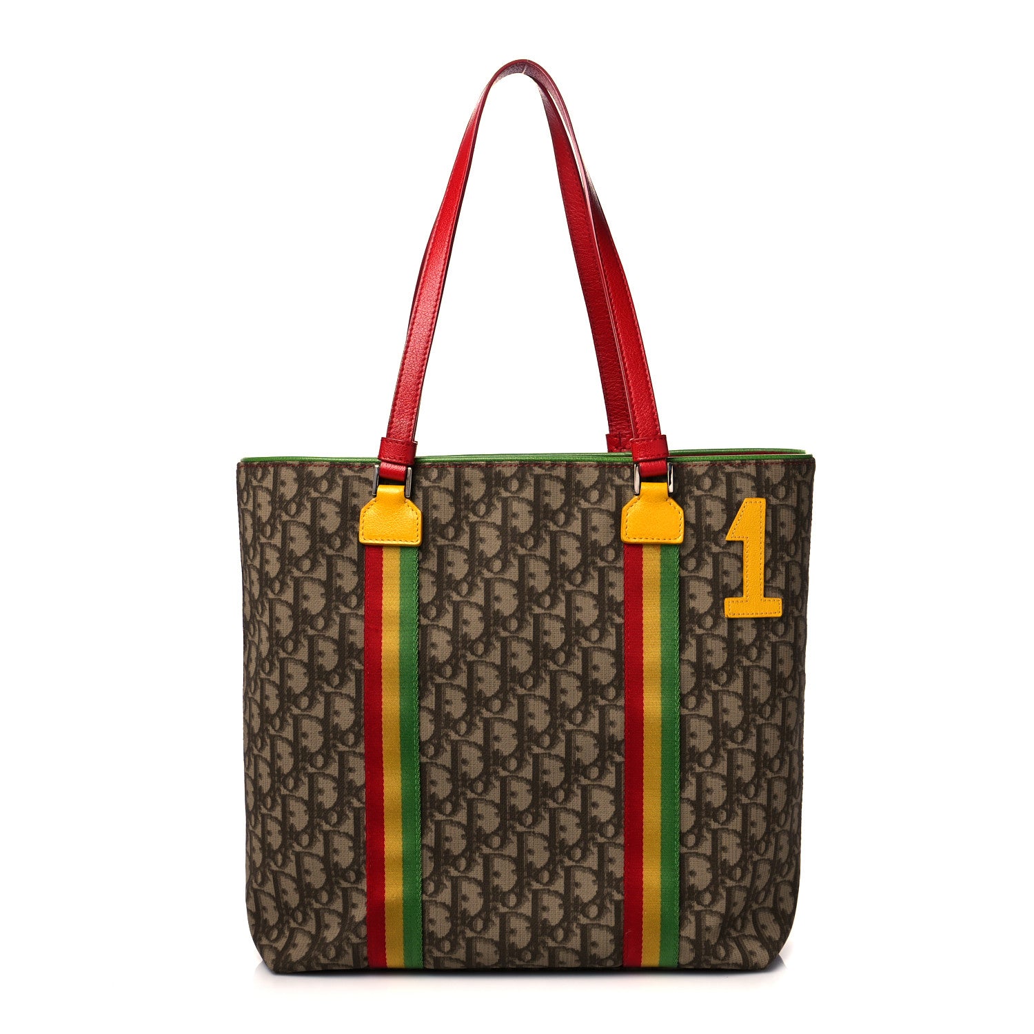 Christian Dior Monogram Rasta Shopping Tote Beige 1 of 10
