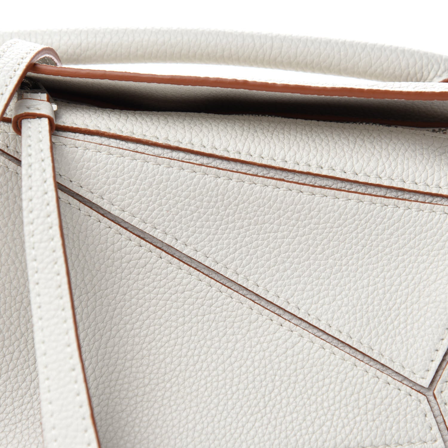 Loewe Calfskin Mini Puzzle Bag Soft White 10 of 11