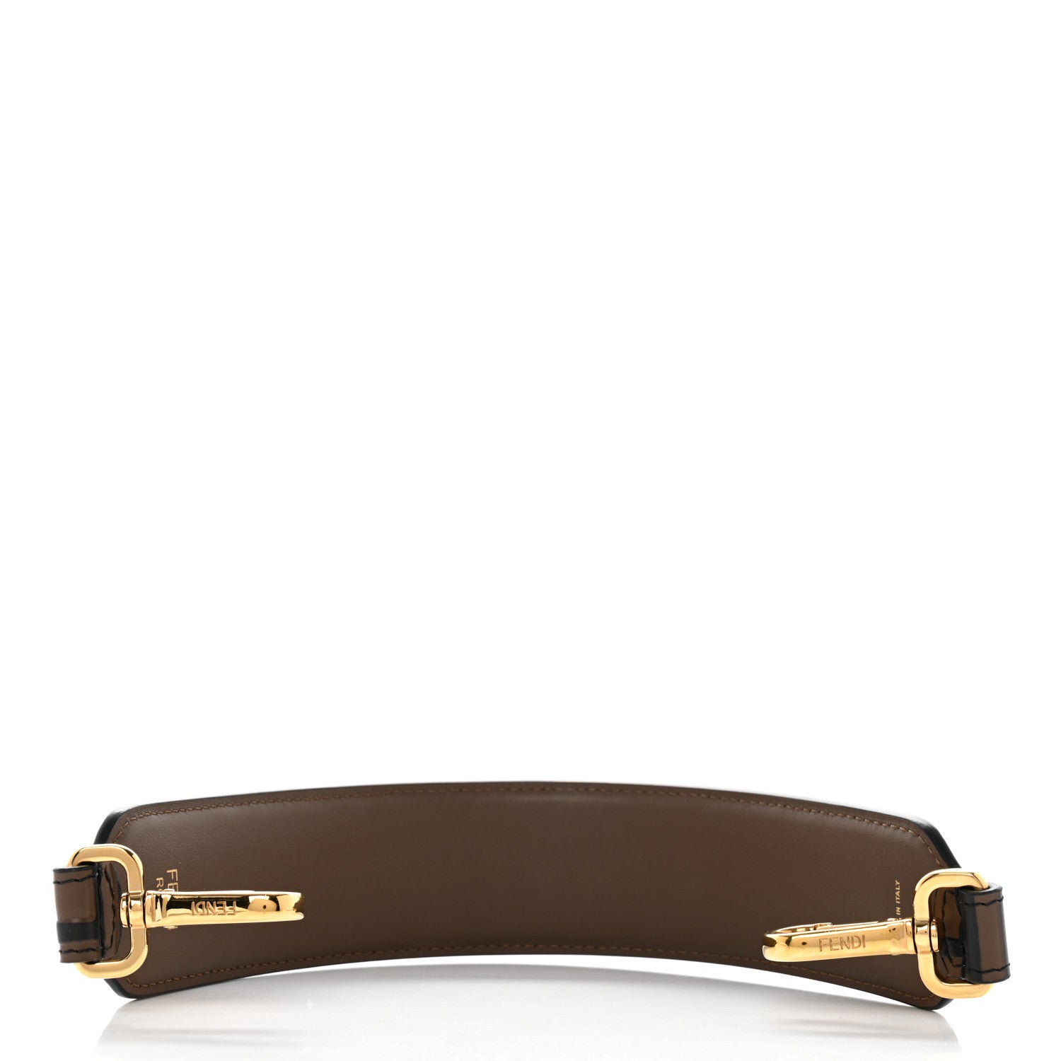 Fendi Calfskin FF 1974 Embossed Mini Strap You Maya Black 2 of 5