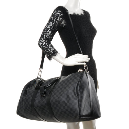 Louis Vuitton Damier Graphite Keepall Bandouliere 55 2 of 9