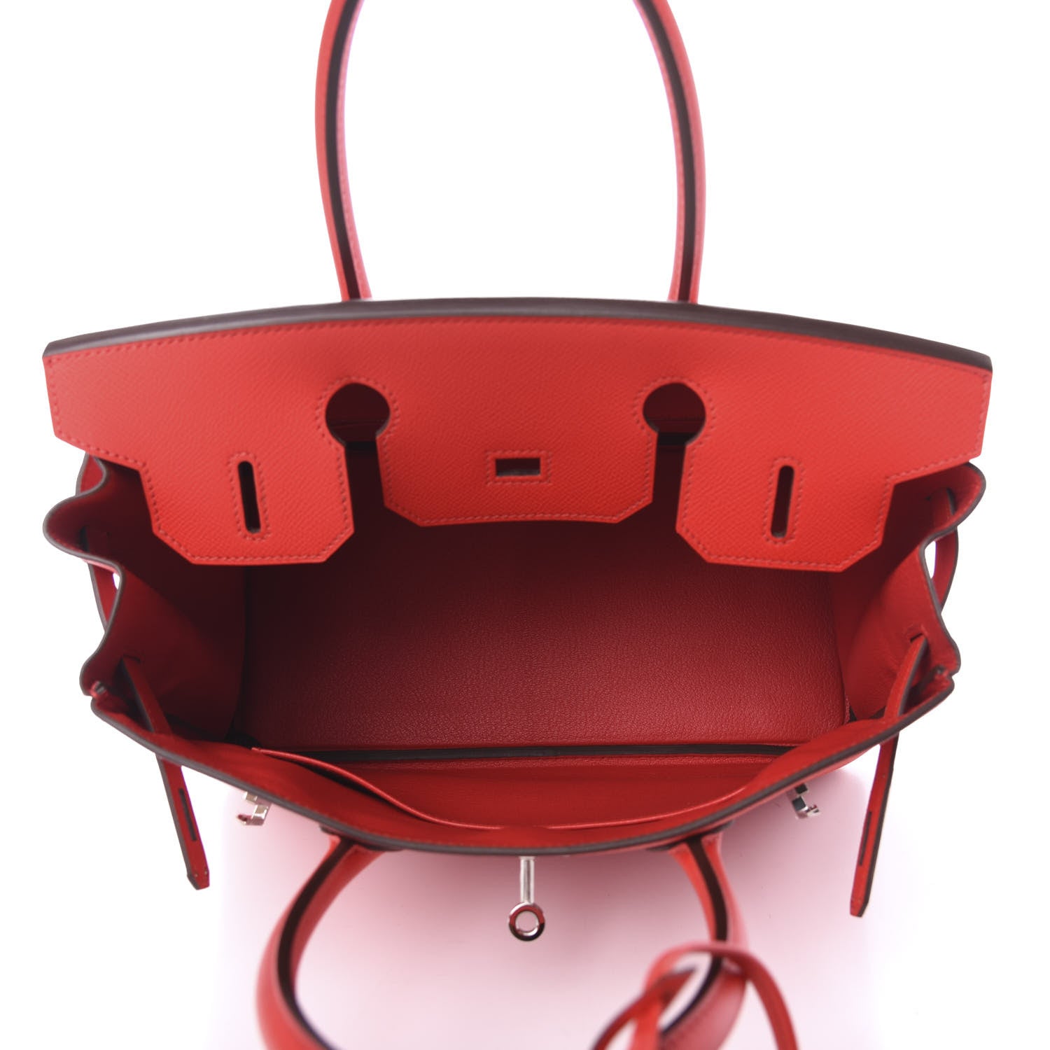 Hermes Epsom Birkin 30 Rouge De Coeur 5 of 11