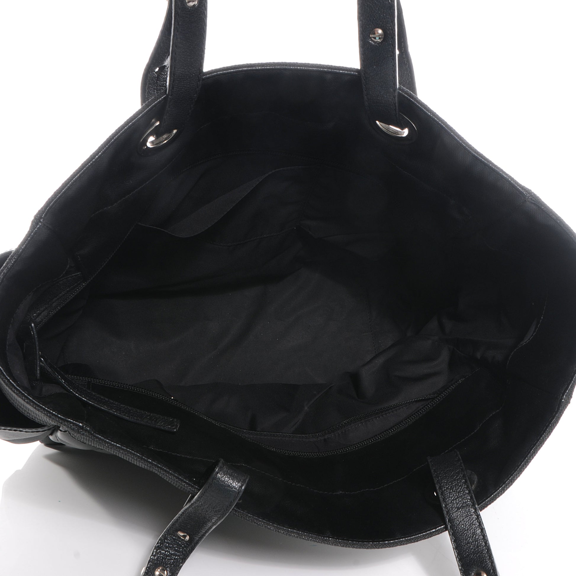 Chanel Coated Canvas Large Paris Biarritz Tote Black 5 of 8