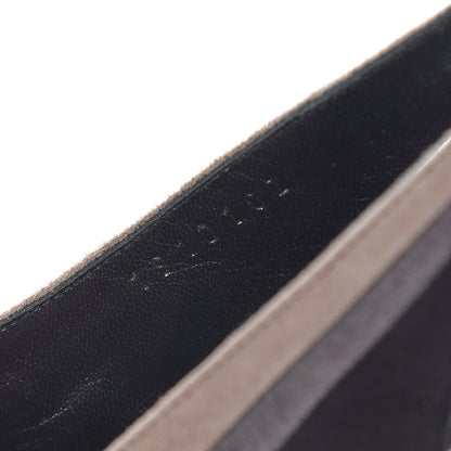 Hermes Suede Goatskin Tina Pumps 36 Black Multicolor 7 of 10