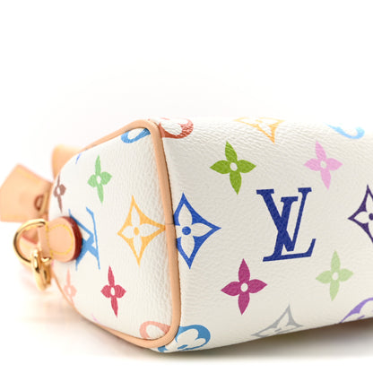 Louis Vuitton LV X TM Monogram Multicolor Nano Speedy White 8 of 9