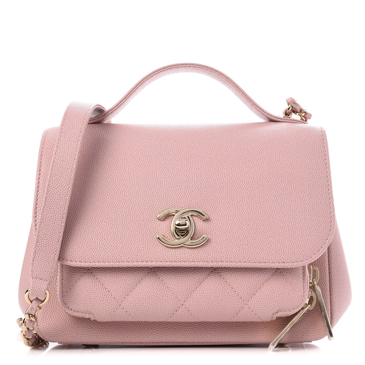 Chanel Caviar Quilted Mini Business Affinity Flap Light Pink 1 of 9