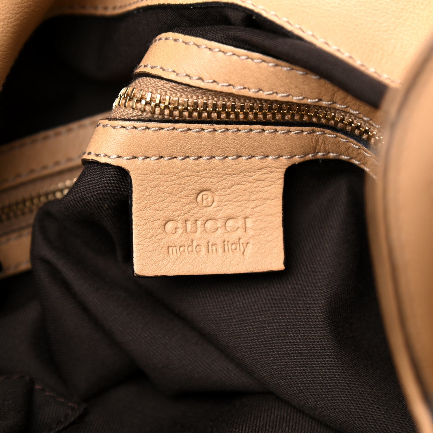 Gucci Monogram Medium Indy Top Handle Bag Light Brown 7 of 14