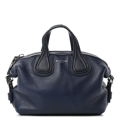Givenchy Pebbled Calfskin Nightingale Night Blue 1 of 9