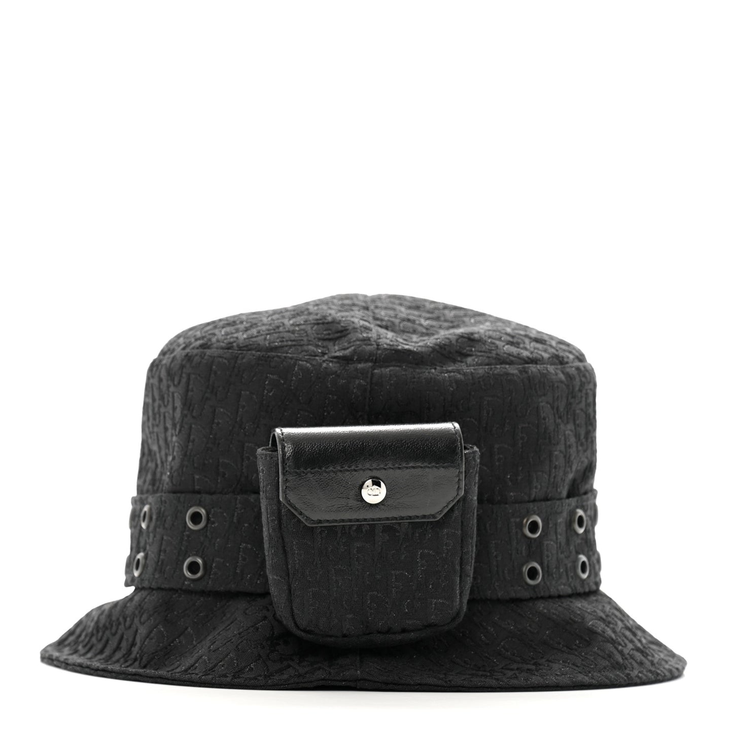 Polyester Cotton Monogram Trotter Bucket Hat 58 Black