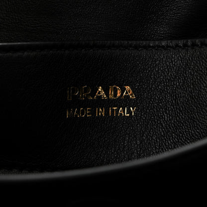 Prada Saffiano Cuir Medium Double Bag Cammeo Black 6 of 10