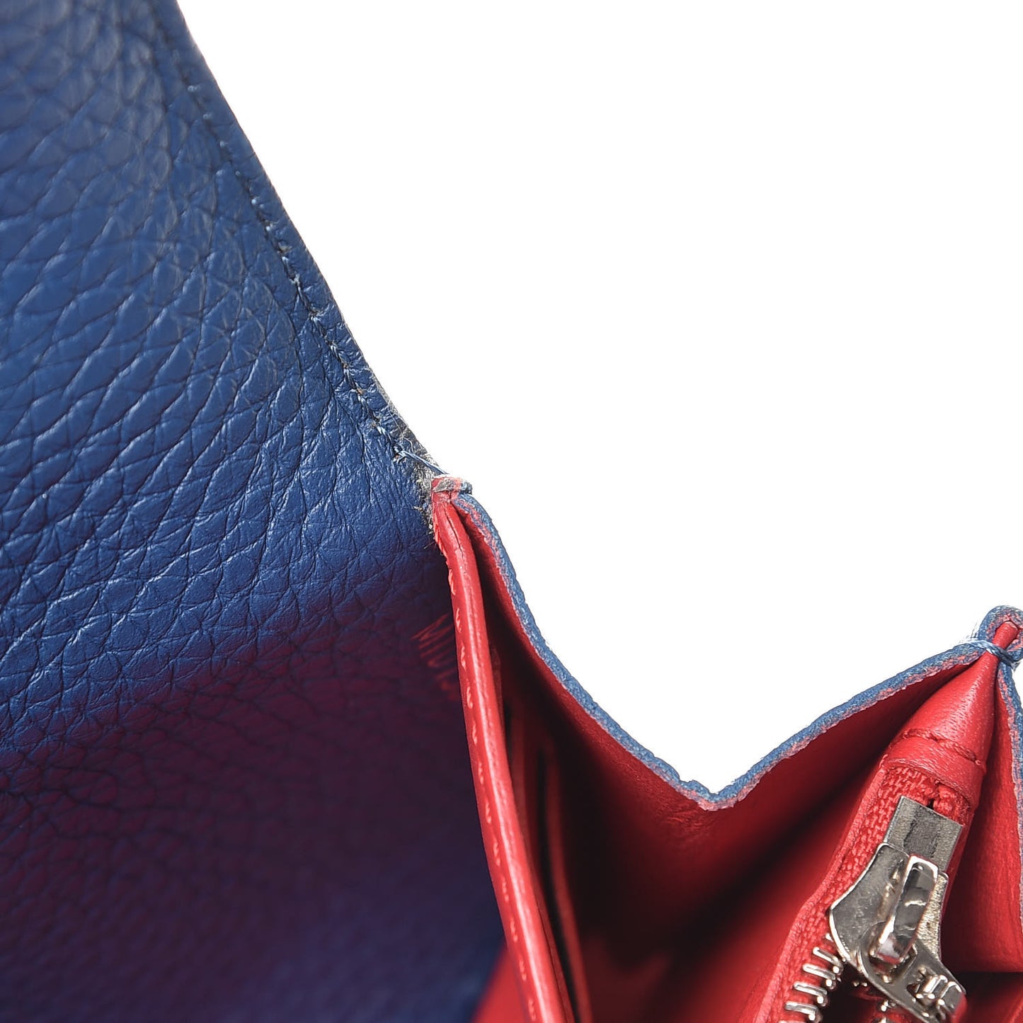 Taurillon Capucines Wallet Blue