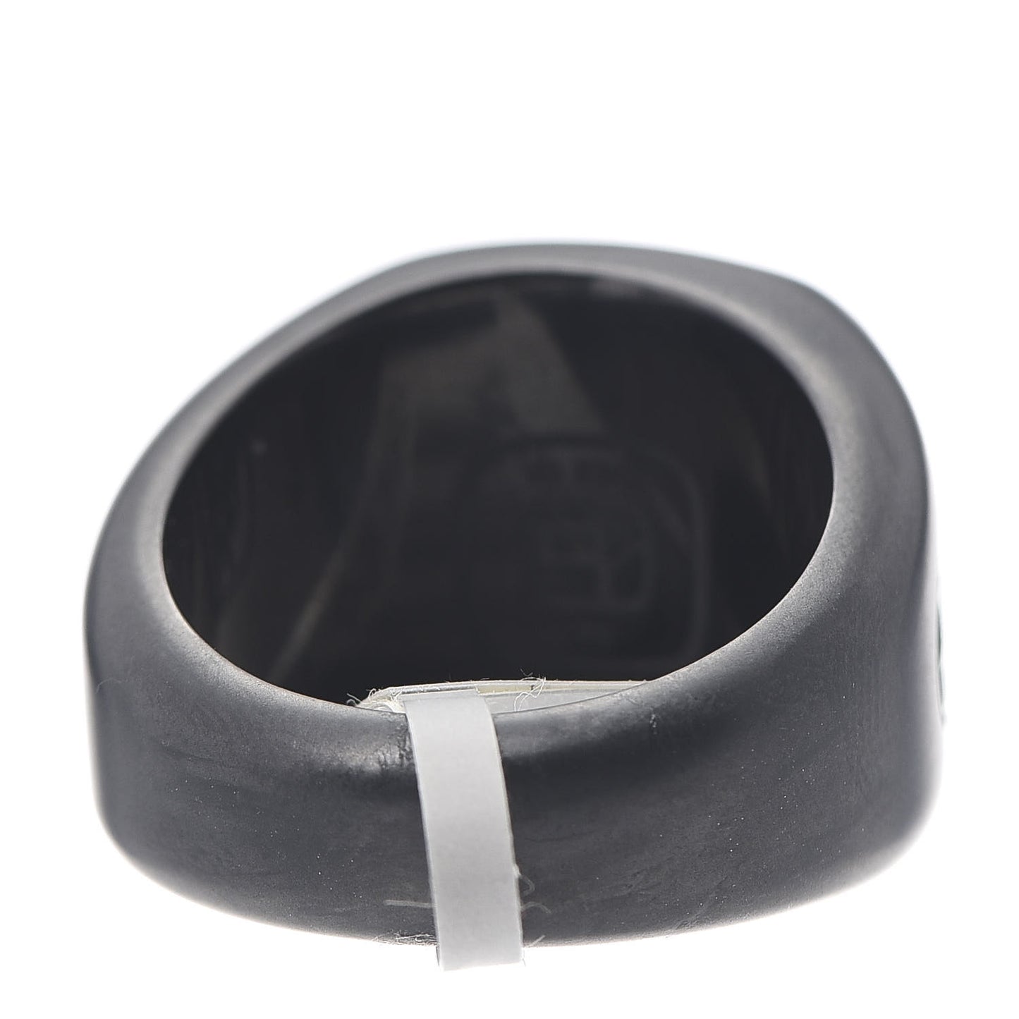 Black Titanium Lapis 18MM Cushion Signet Ring 62 10