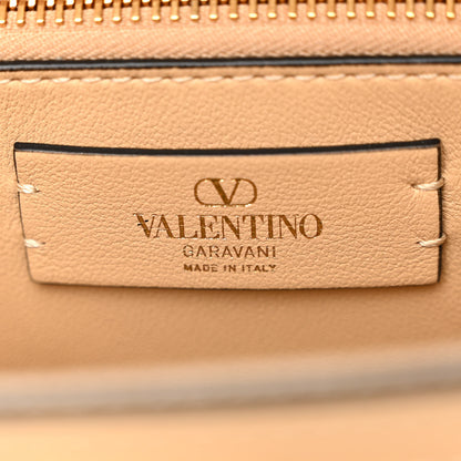 Valentino Garavani Woven Straw Small VSling Top Handle Satchel Naturale 6 of 9