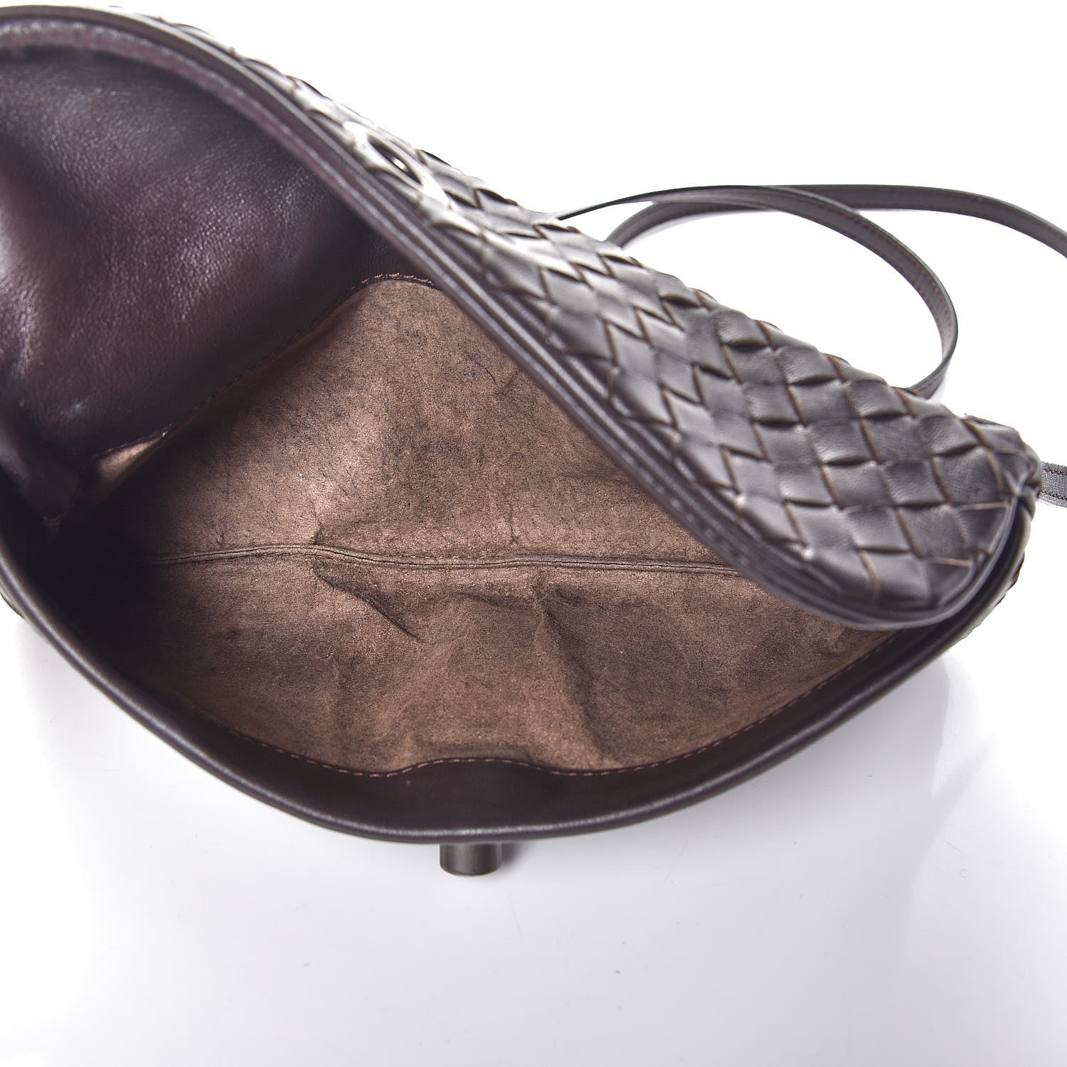 Bottega Veneta Nappa Intrecciato Flap Crossbody Ebano 5 of 7