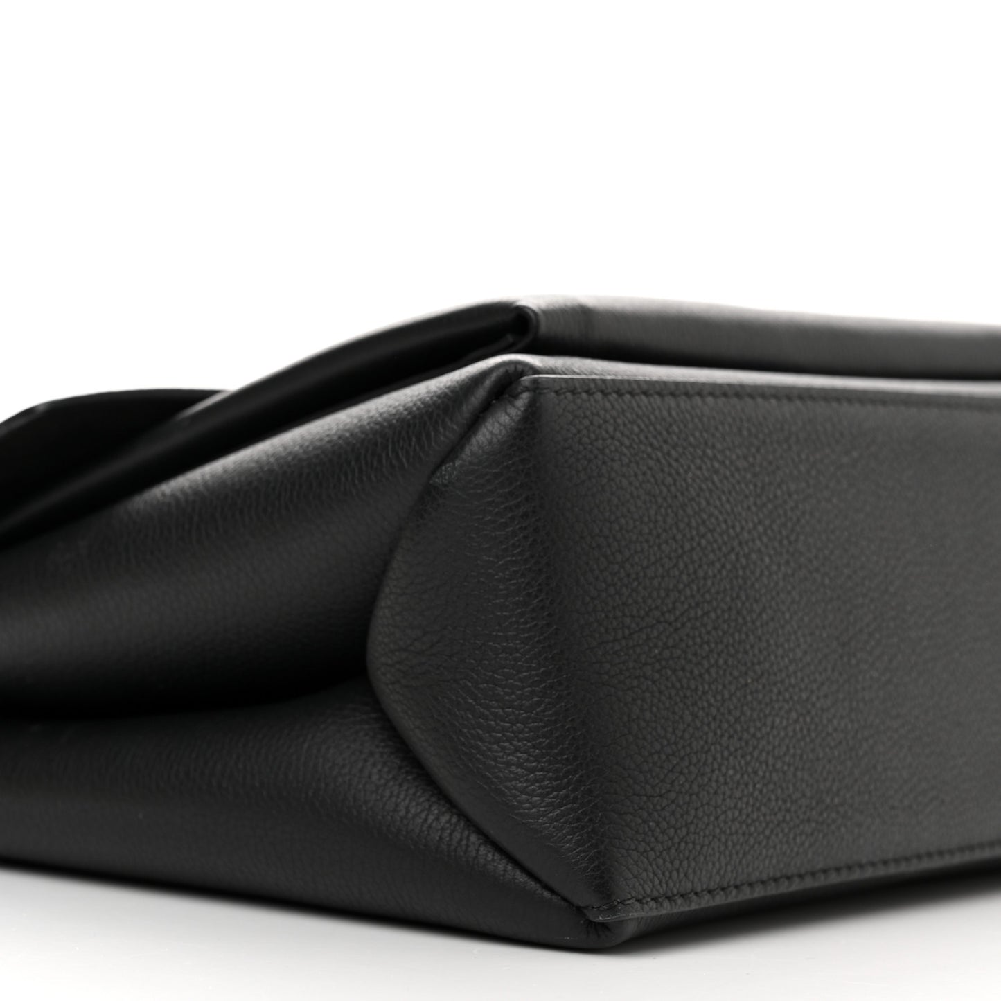 Soft Calfskin My Lockme Top Handle Black