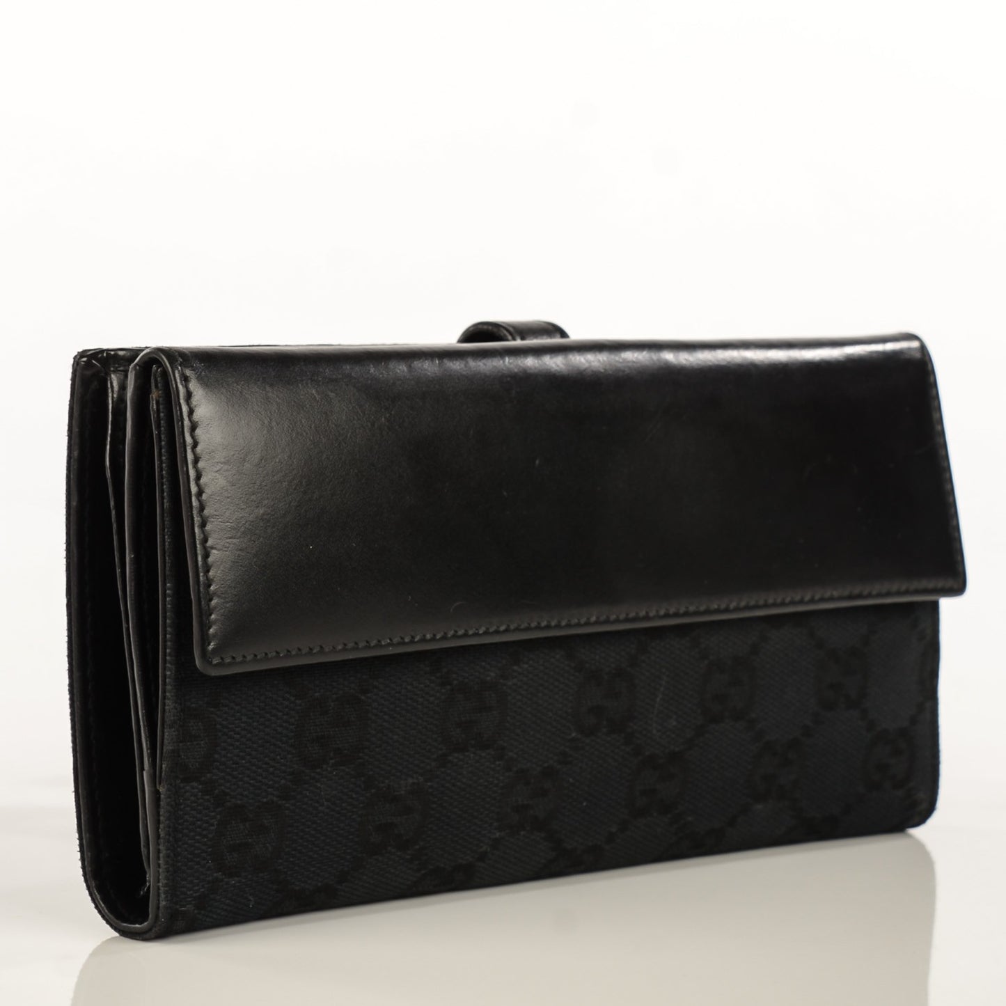 Monogram Continental Bardot Wallet Black