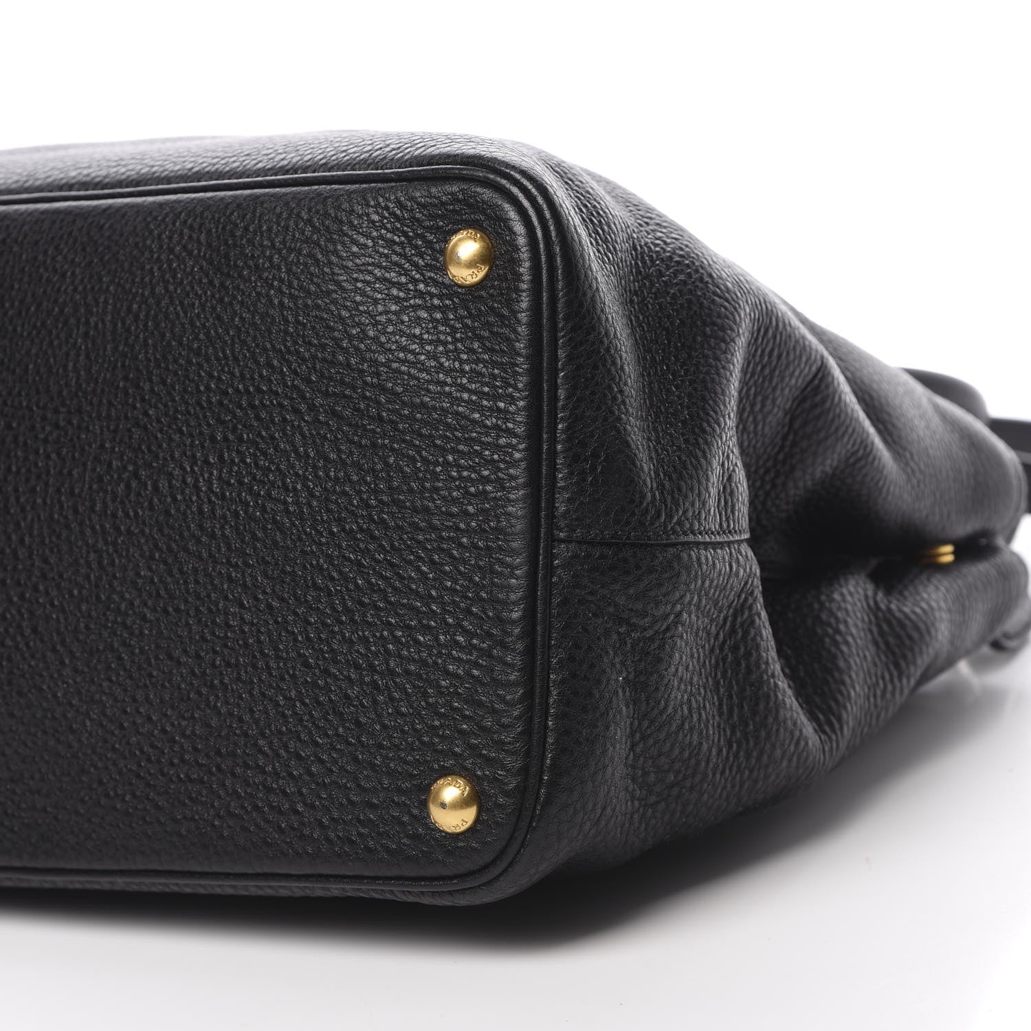 Prada Vitello Daino Tote Black 11 of 12