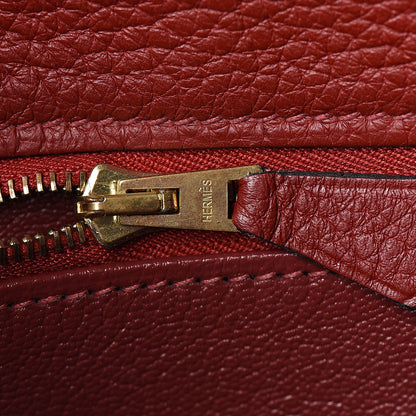 Hermes Taurillon Clemence Retourne Kelly 32 Rouge H 8 of 35