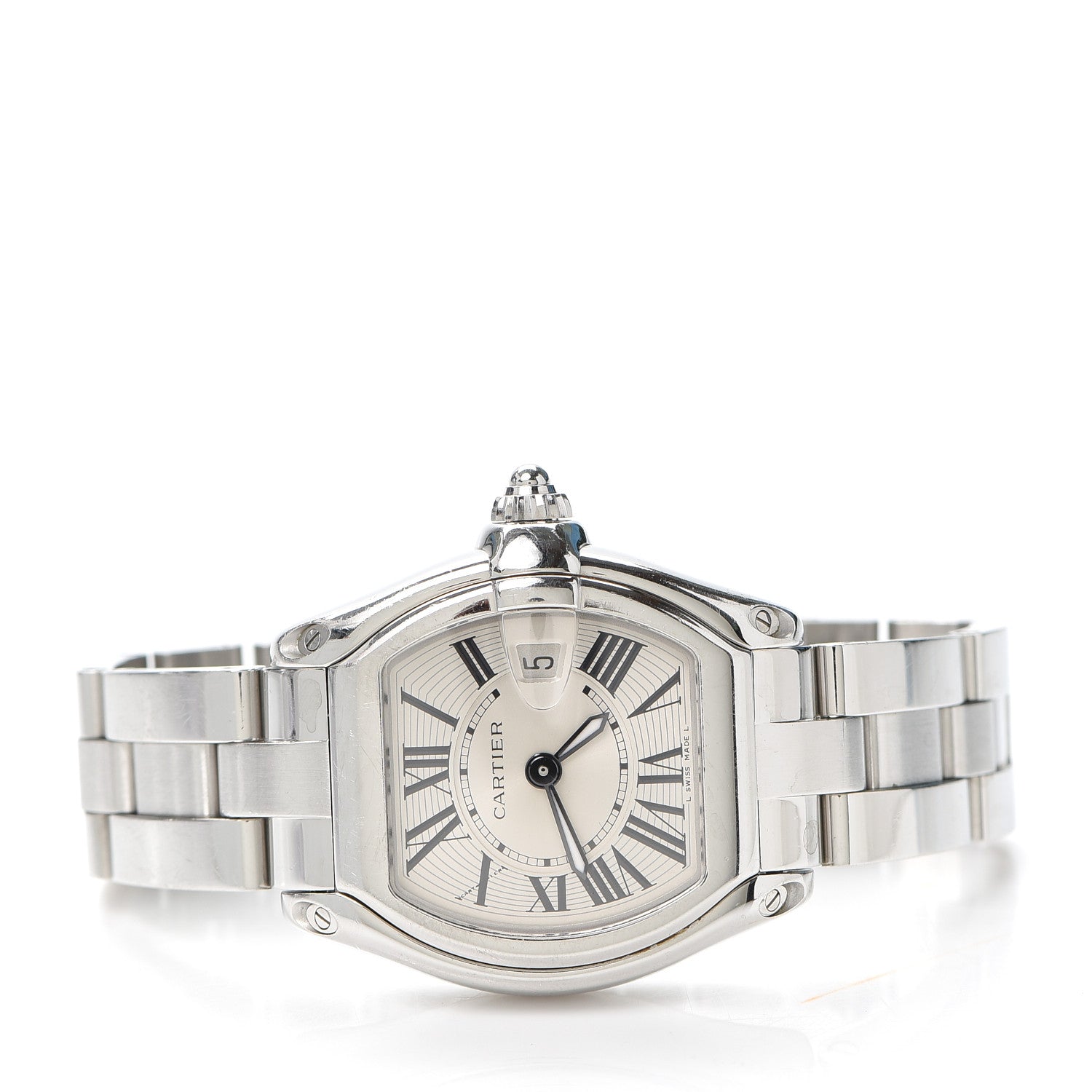 Cartier Stainless Steel 31mm Roadster Quartz Watch 2 of 11
