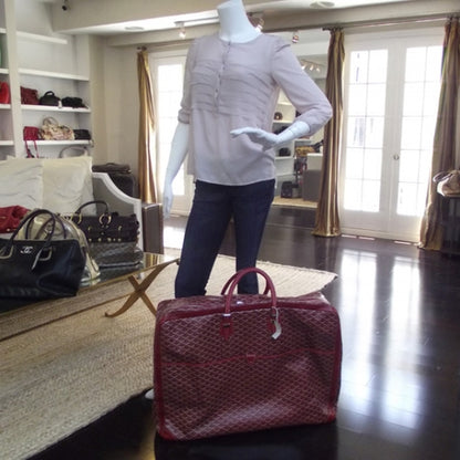 Goyard Ambassade Soft Suitcase Red 2 of 11