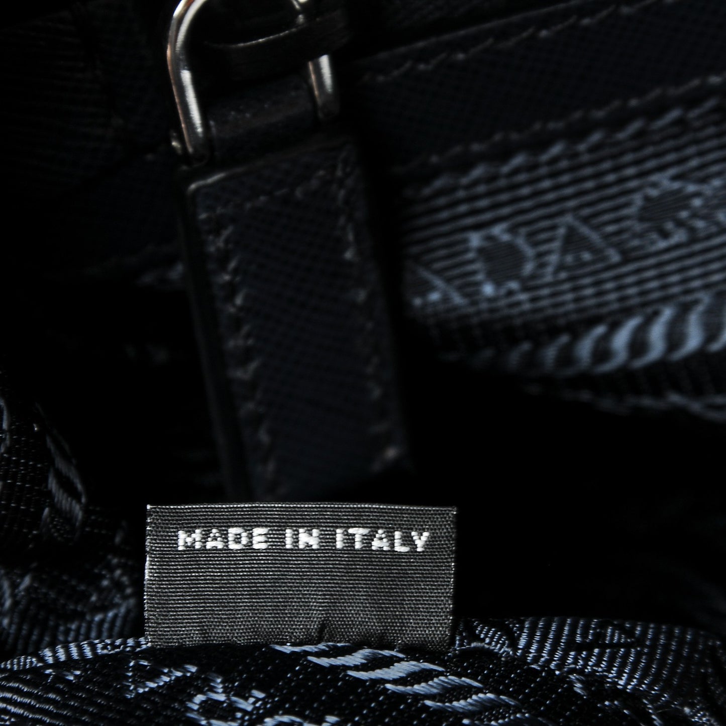 Tessuto Nylon Saffiano Duffle Blue