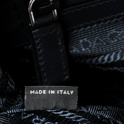 Prada Tessuto Nylon Saffiano Duffle Blue 7 of 8