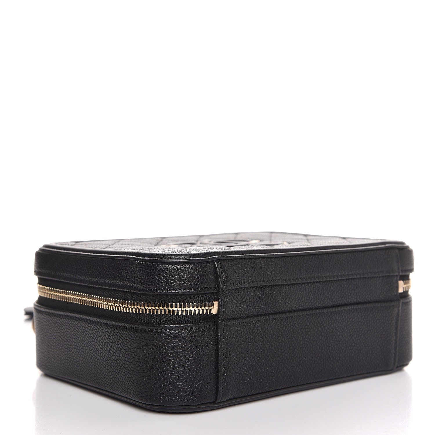Chanel Caviar Quilted Medium CC Filigree Vanity Case Black 2 of 8