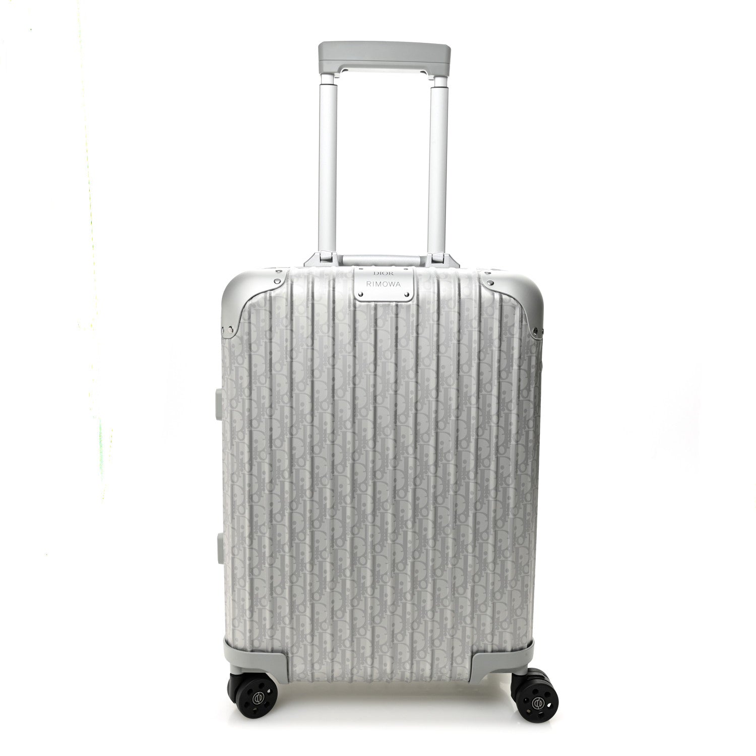 Christian Dior X RIMOWA Aluminum Gradient Cabin Luggage Silver 1 of 9