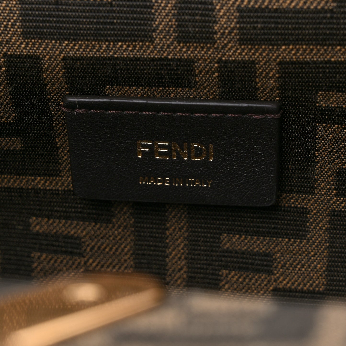 Fox Fur Shiny Nappa Small Fendi First Papavero