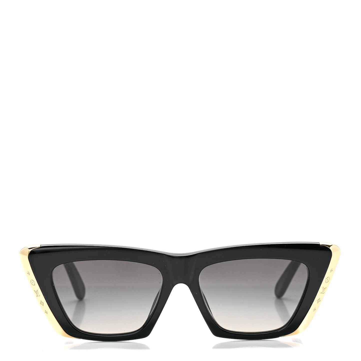 Acetate LV Moon Cat Eye Sunglasses Z1655W Black