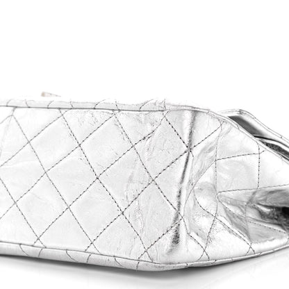 Chanel Metallic Aged Calfskin Quilted 2.55 Reissue 228 Flap Silver 11 of 12