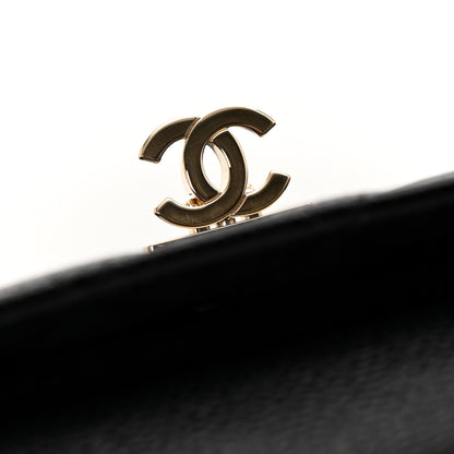 Chanel Caviar Quilted Medium Golden Class Pouch Black 9 of 11