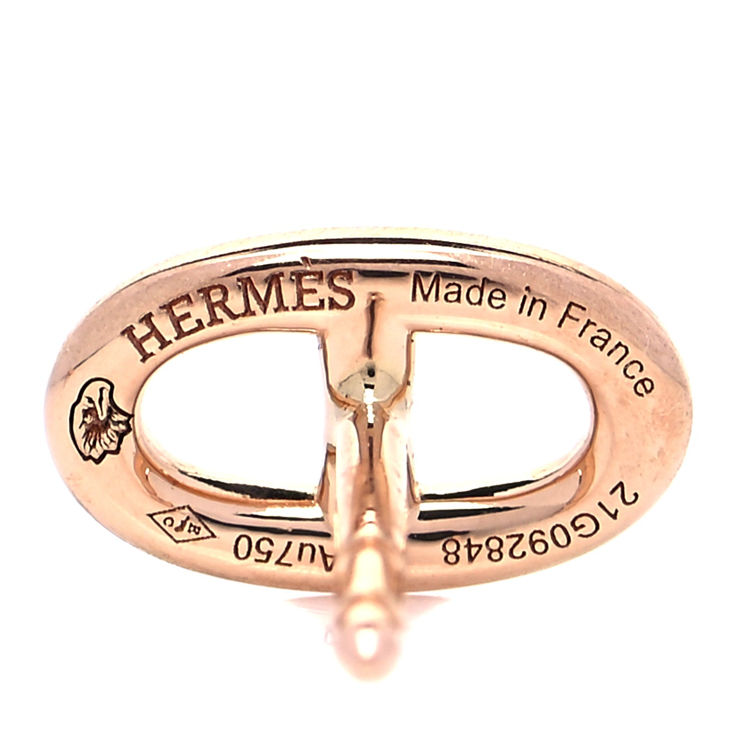 Hermes 18K Rose Gold TPM Farandole Stud Earrings 4 of 5