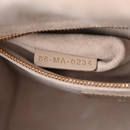 Christian Dior Lambskin Cannage Small My ABCDior Lady Dior Hazelnut 6 of 10