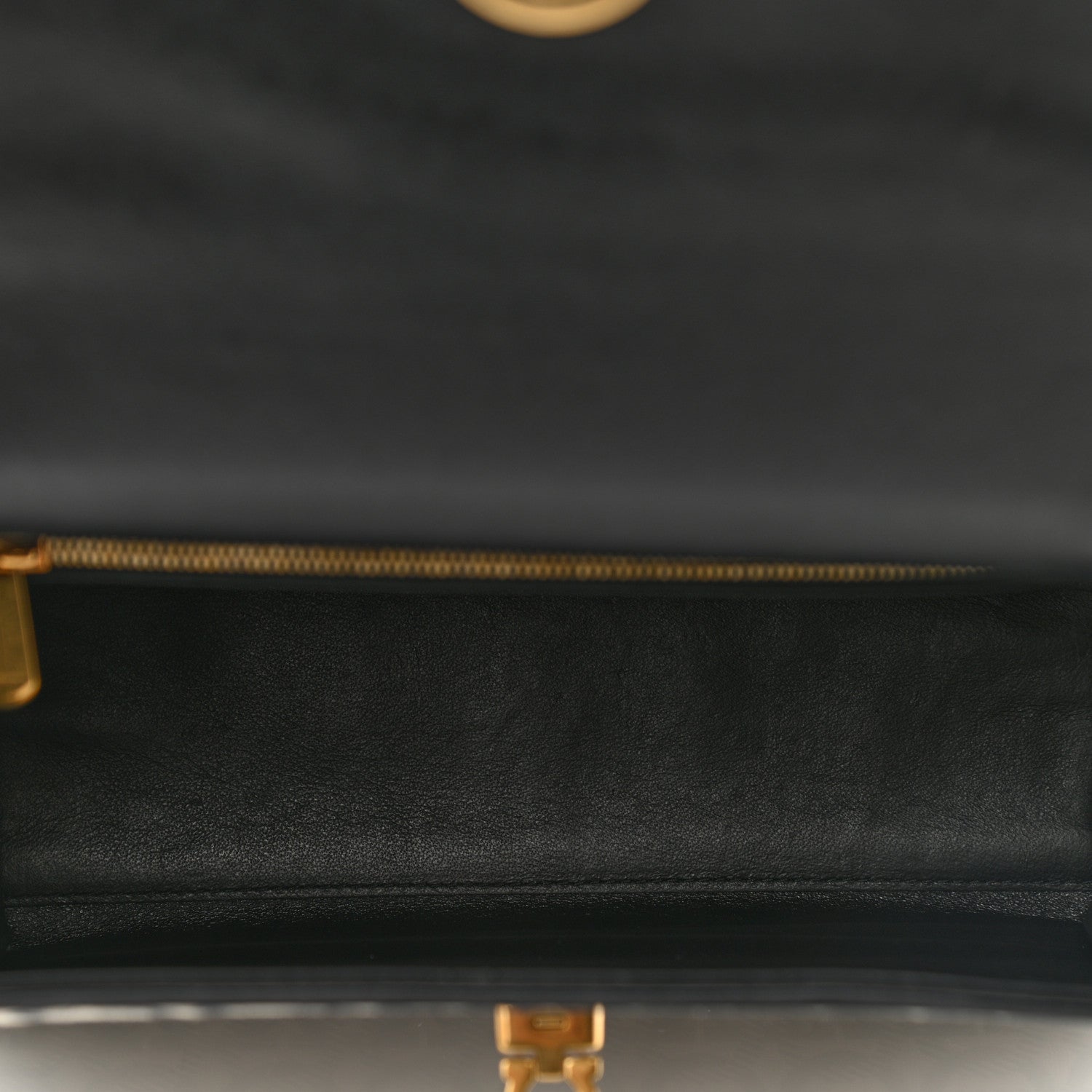 Salvatore Ferragamo Canvas Calfskin Gancini Medium Boxyz Black Beige 5 of 10