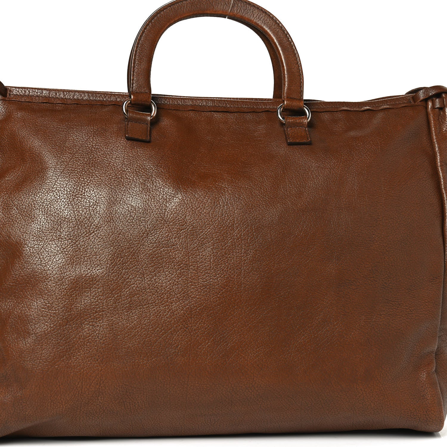 Prada Vitello Daino Top Handle Tote Brown 11 of 11