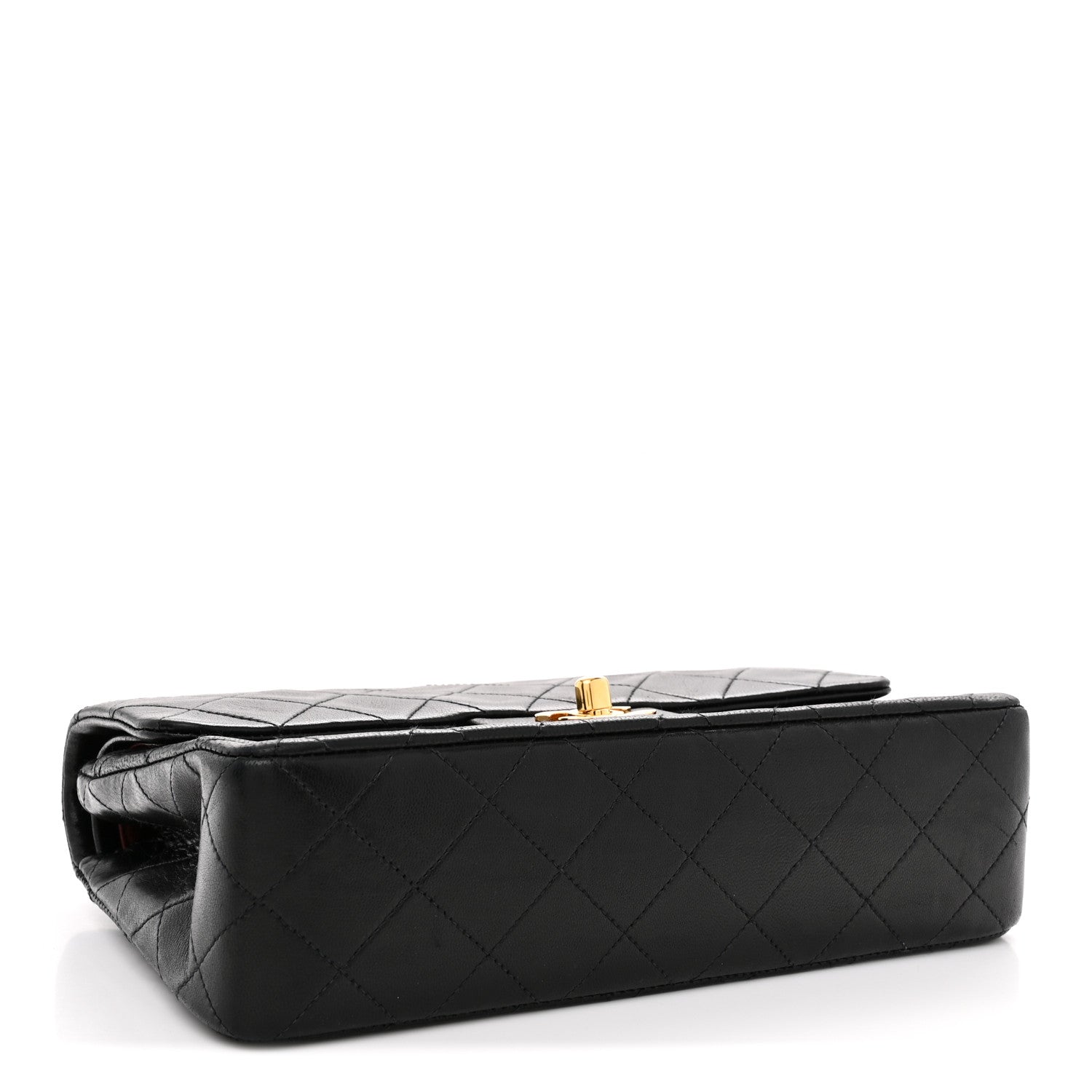 Chanel Lambskin Quilted Small Double Flap Black 4 of 11