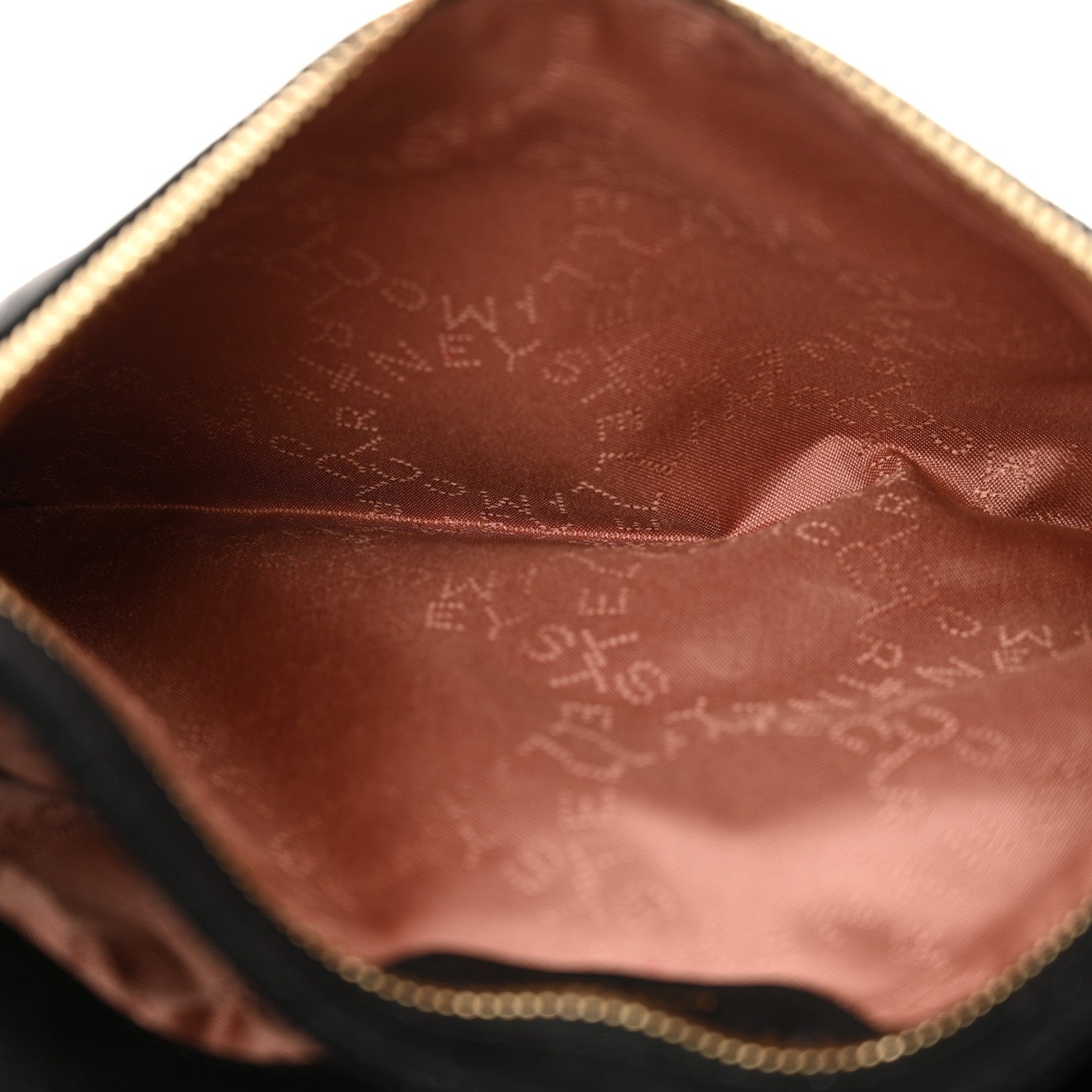 Stella McCartney Shaggy Deer Falabella Fold Over Clutch Black 5 of 10