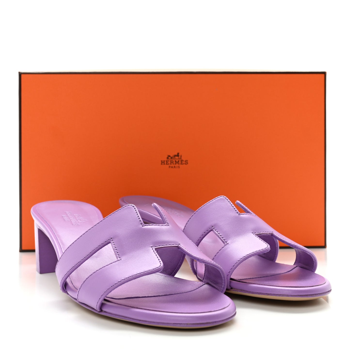 Calfskin Oasis Sandals 37 Violet