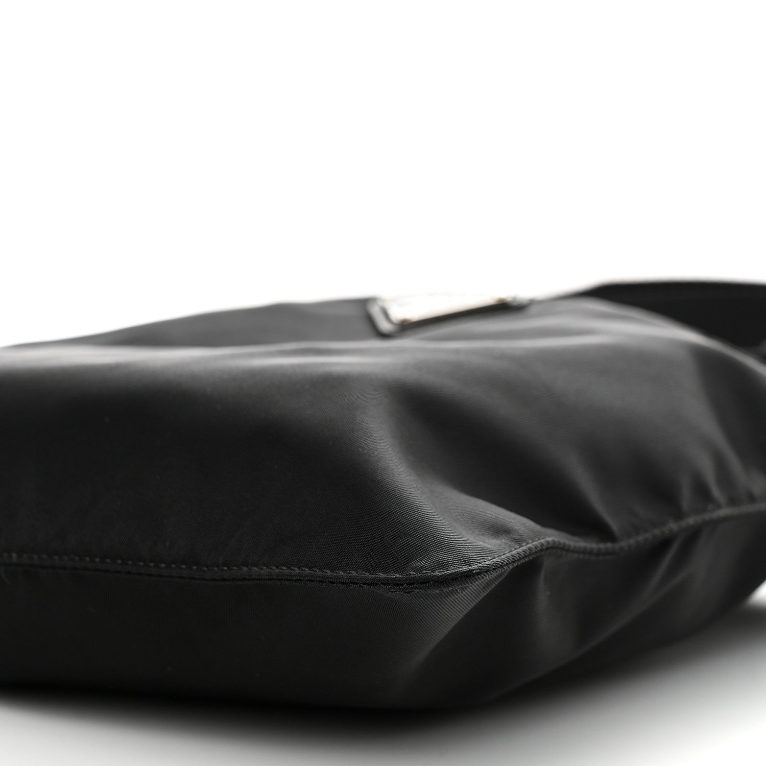 Prada Nylon Vela Flat Messenger Bag Black 9 of 10