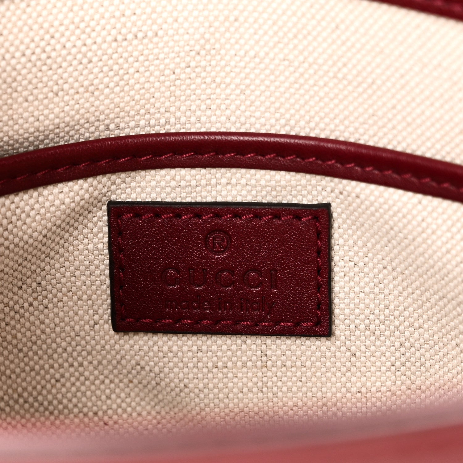 Gucci Arabella Calfskin Horsebit 1955 Shoulder Bag Rosso Ancora 6 of 10