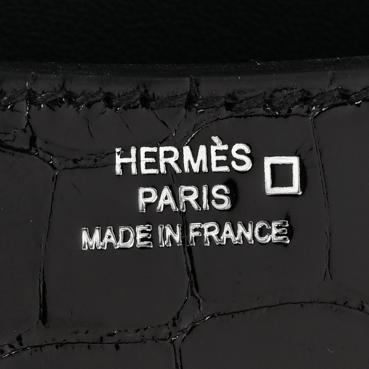 Hermes Shiny Alligator Constance 18 Black 6 of 11