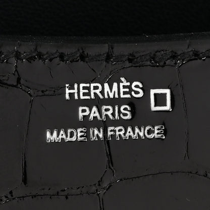 Hermes Shiny Alligator Constance 18 Black 6 of 11