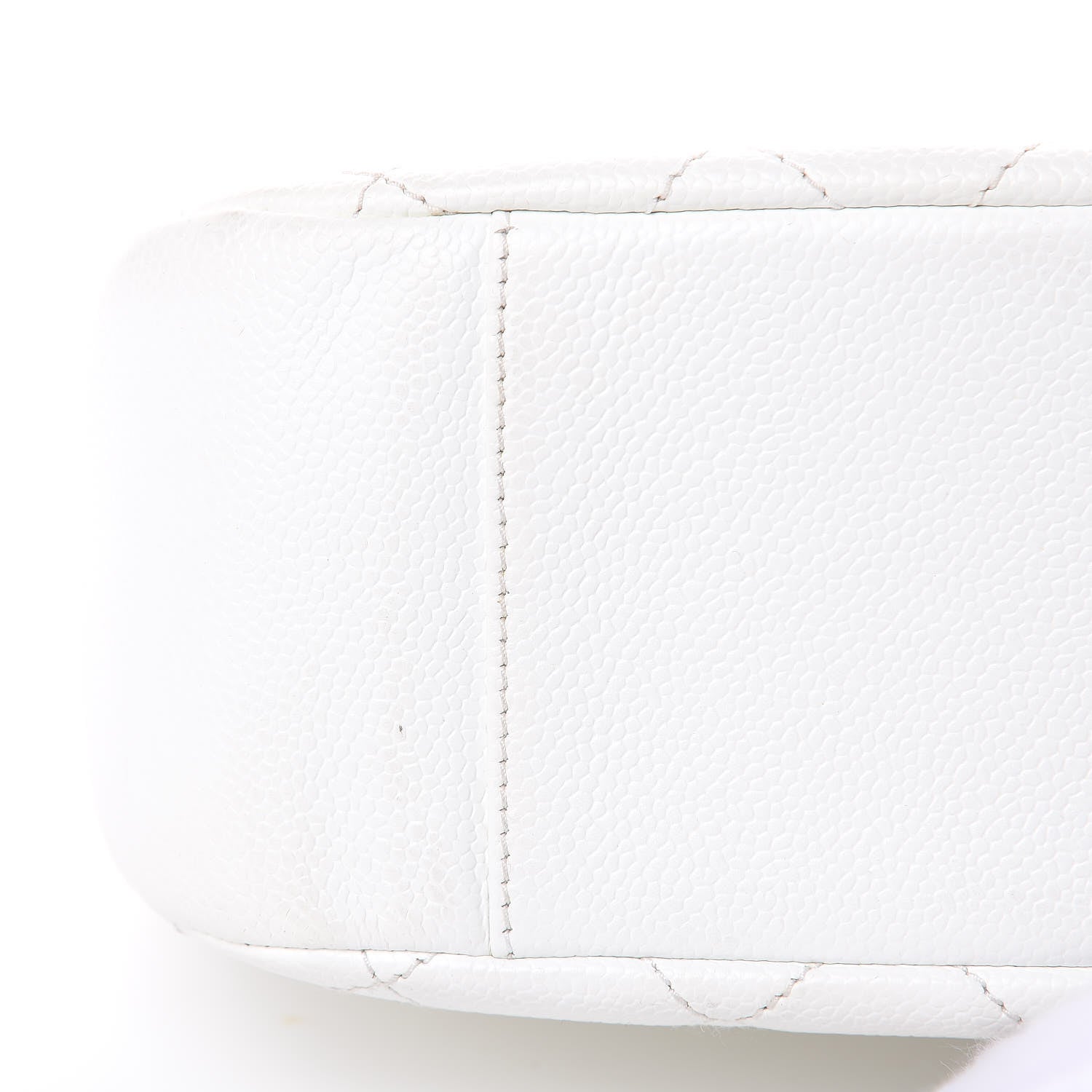 Chanel Caviar Quilted Hobo White 11 of 17