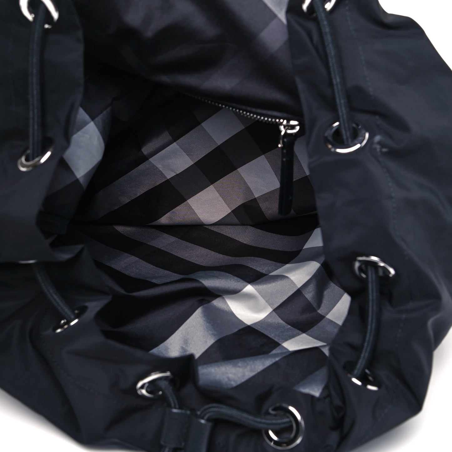 Nylon Solid to Check Backpack Black