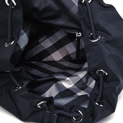 Burberry Nylon Solid to Check Backpack Black 6 of 8