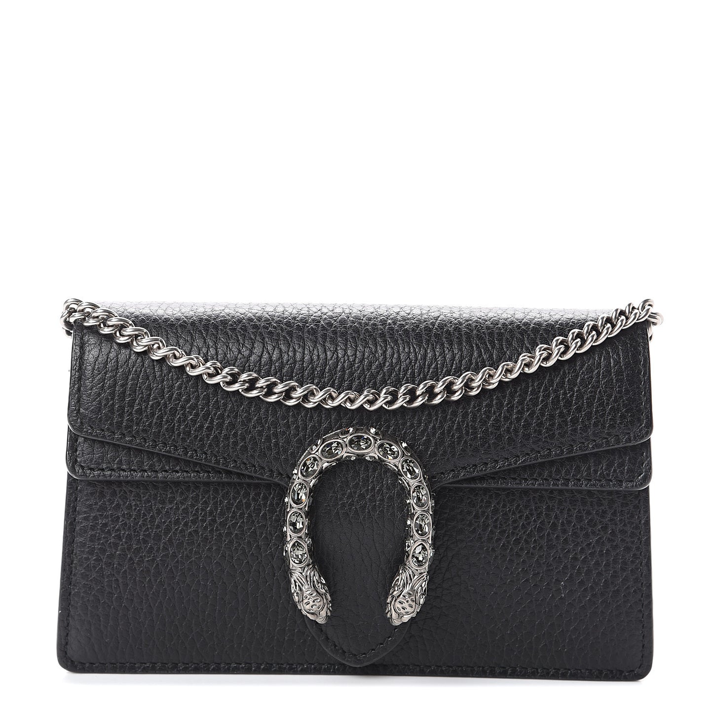 Calfskin Super Mini Dionysus Shoulder Bag Black