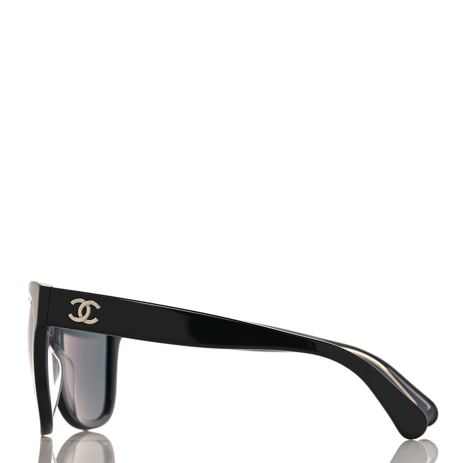 Chanel Acetate Square CC Sunglasses 5380 Black 3 of 7